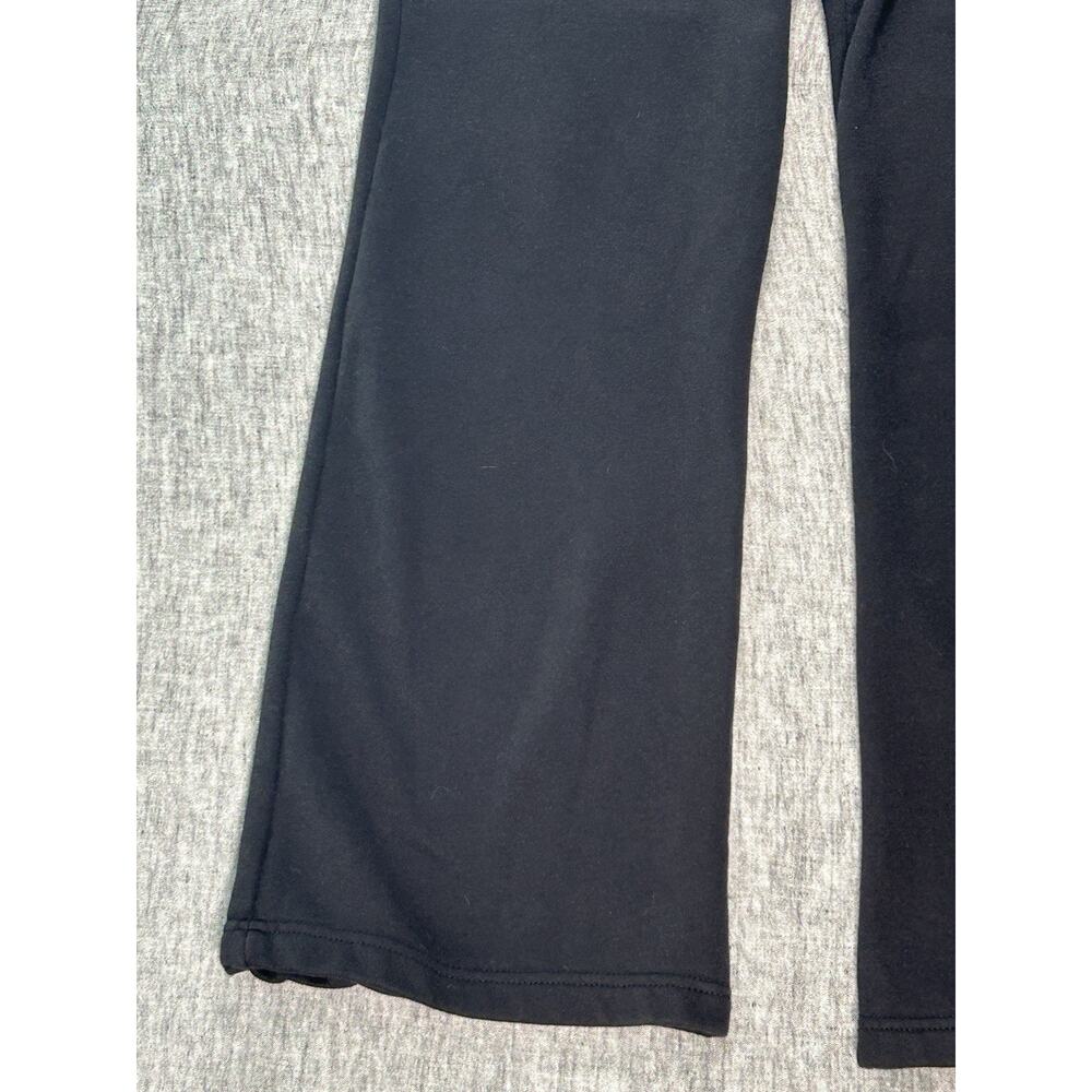 Ed Hardy Sweatpants Womens Large 32" Black Fleece Flare Y2K Tattoo Streetwear - Picture 4 of 15